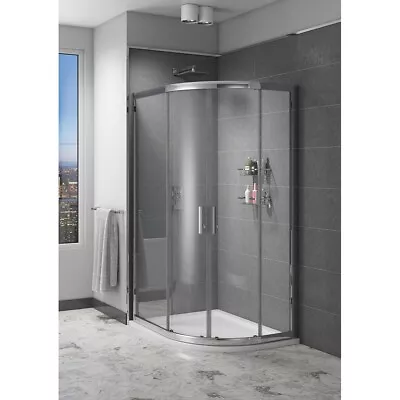 1200mm X 900mm Right Hand Easy Clean 6mm Glass Offset Quadrant Shower Enclosure • £249