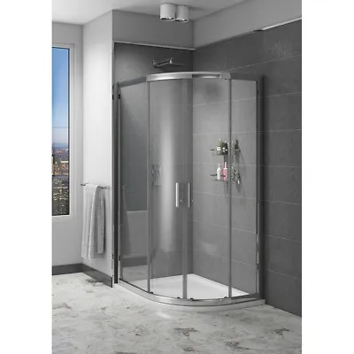 900mm X 760mm 6mm Easy Clean Quadrant Shower Enclosure • £179