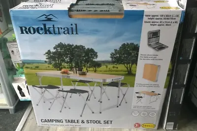 Rocktrail Camping Table & Stool Set • £49