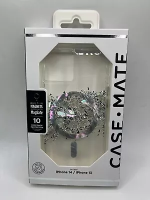 Case Mate Sparkle MagSafe Case For IPhone 14 And IPhone 13 (6.1)- Touch Of Pearl • $12.95