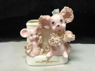 Vintage Pink Mouse Mice Planter KB903 • $18.75