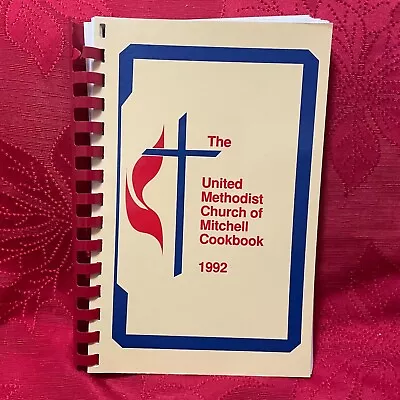 The United Methodist Church Of Mitchell Cookbook 1992 From Mitchell Nebraska • $10.09