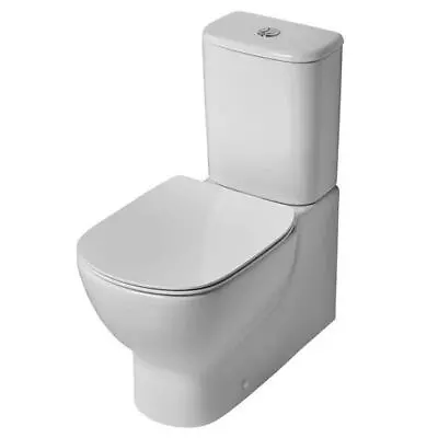 Ideal Standard Tesi Back To Wall Close Coupled Toilet Cistern Standard Seat • £376.95