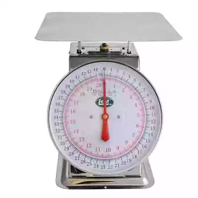 Analog Food Scale Kitchen Scale Stainless Steel W/ 8″ Dial 2 Oz. Increments NEW • $57.99