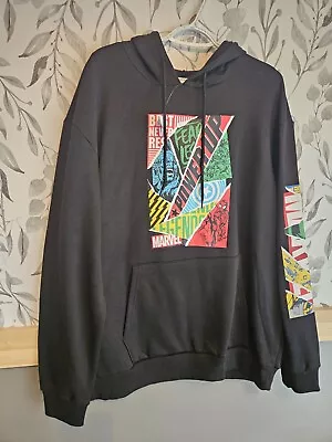Marvel Men's Graphic Sweatshirt- Black XL Hooded New With Tag • $22
