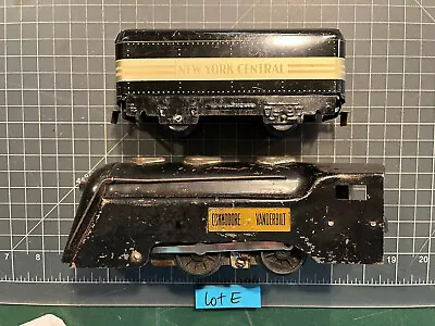 Marx Train Commodore Vanderbilt Electric Locomotive Engine & NYC Tender LOT E • $54.95