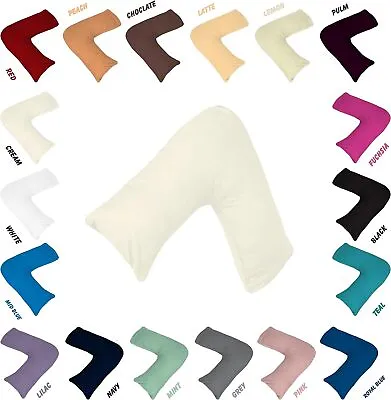 New V Shaped Orthopedic *PILLOW* With Following Color Free Polycotton Pillowcase • £8.99