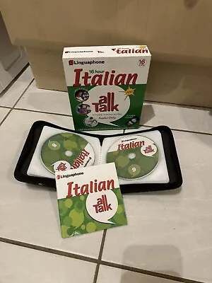 16 Hour Course (Linguaphone All Talk Italian) By Giudice Beatrice CD Complete • £50