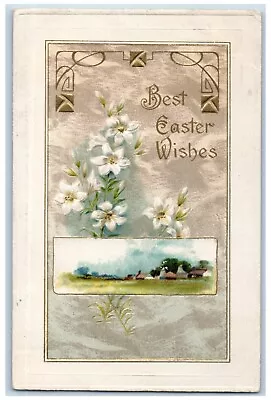 Baltimore Maryland MD Postcard Easter Wishes Flowers Embossed Winsch Back C1910s • $14.95