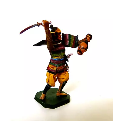 Vintage Rose Miniatures Lead Japanese Samurai Soldier Holding Severed Head • $7