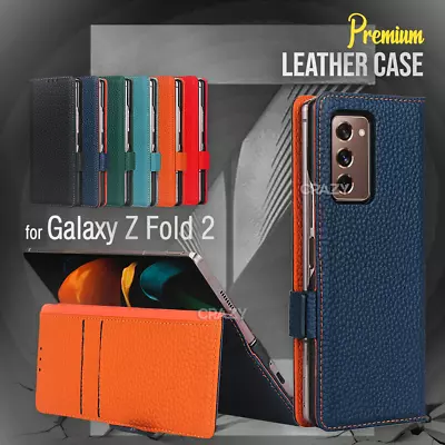 For Samsung Galaxy Z Fold4 2 3 5G Wallet Case Flip Card Leather Shockproof Cover • $14.99