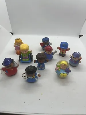 Fisher Price Little People X 10 Plastic Toys Boys Girls • $24.99