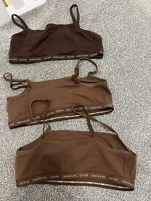 Calvin Klein Bralette X3 Size Xl Brand New  • £10