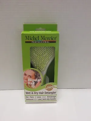 Michel Mercier Green Wet & Dry Detangling Hair Brush Regular Hair • $24