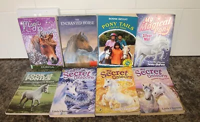 8 Childrens Reading Books Bundle Horse & Pony Stories My Secret Unicorn Magical • £11.99