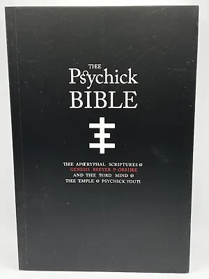 Thee Psychick Bible : Genesis P-Orrige Psychic TV TOPY Throbbing Gristle Book • $36.99