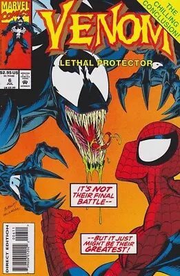 Venom: Lethal Protector #6 (1993)  Mark Bagley Cover  / Final Issue • $38.99