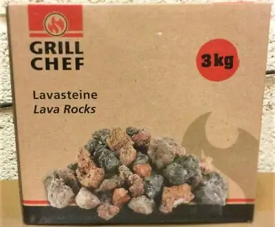 £11.72 • Buy QUALITY Landmann Lavasteine Lava Rock For Gas Barbecues BBQ Camping 3KG A4E HER