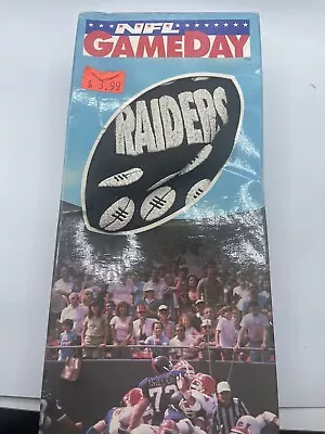 NIB Vintage NFL GameDay Raiders Slipper Socks Traction Sole NEW Oakland LA Vegas • $18