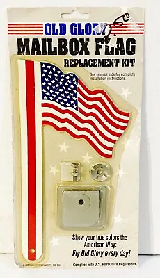 Vintage Old Glory Rural Mailbox Flag Replacement Kit NOS Metal Made In USA • $20