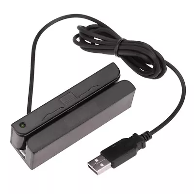 USB 3-Track Magnetic Stripe Card Reader Encoder Credit Card Magstripe • $22.99