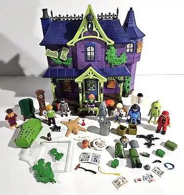 Playmobil Scooby Doo Mystery Mansion 70361 (Incomplete) + Many Bonuses Shaggy! • $49.99