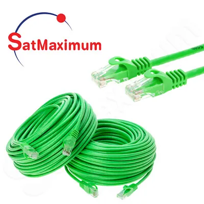 CAT6 GREEN Ethernet Cable CAT 6 Lan Network RJ-45 Internet Router Patch Cord LOT • $9.99