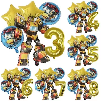 Transformers Balloons  Kids Birthday Party Decor Rocky Balloons • $7.99