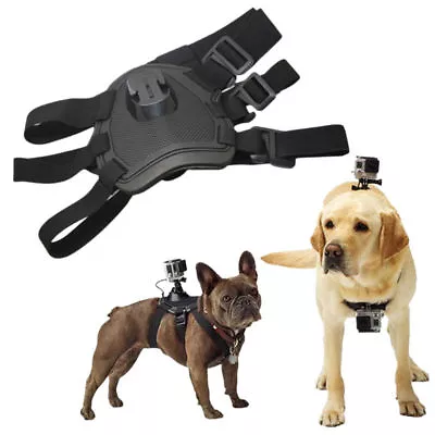 $23.83 • Buy Pet Dog Harness Chest Fetch Strap Belt Mount For GoPro Hero 4 3 9 7 6 10 Camera