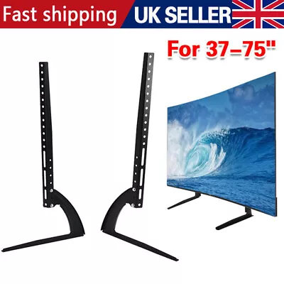 Universal TV Stand Base Bracket Mount Desktop Table Top For 35-75inch Samsung LG • £11.79