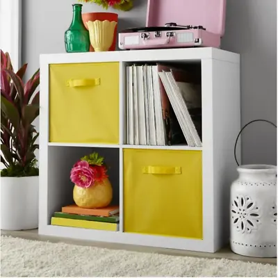 IKEA KALLAX Display Shelving Unit Bookcase Drawer Rack Room Divider White / Wood • £49.99