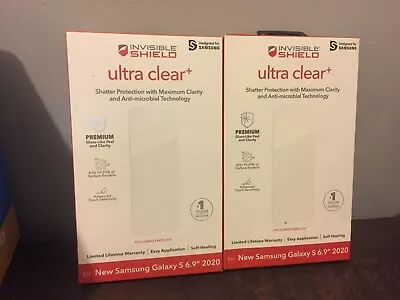 2 PACK***Zagg Invisible Shield Ultra Clear+  Samsung Galaxy S 6.9  ~SHIPS FREE • $14.95