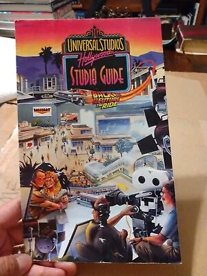 Universal Studios Hollywood Guide Map Pictorial Booklet Vintage 1990s • $5