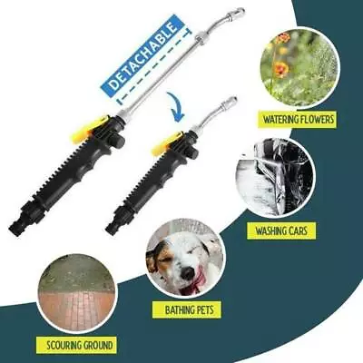 £7.04 • Buy 2-IN-1 High Pressure Power Car Water Washer Wand Nozzle Spray Gun Flow Contro F2