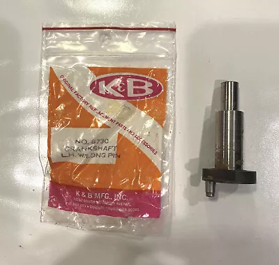 K&B 7.5 Cc Outboard Marine Engine Crankshaft L.H. W/Long Pin 8730| Bag 27 • $39.95