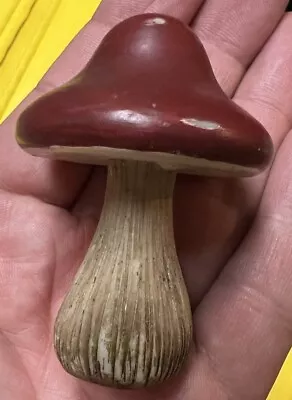 Wooden Mushroom Sculpture • $11