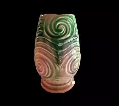 VINTAGE FALCON WARE 674 Vase Ceramic Swirl Design RARE VG++ • £10.99