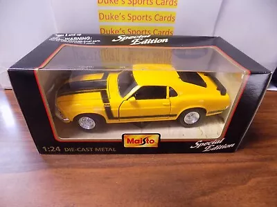 Maisto - Special Edition - 1970 Ford Boss Mustang - Die Cast - 1:24 Scale - 1005 • $4.99