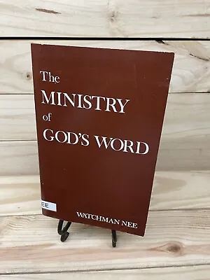 The Ministry Of God's Word - Nee Watchman 1971 First Edition VG PB (A13) • $73