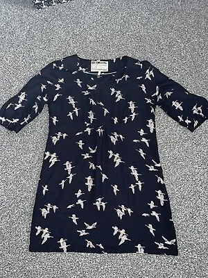 Tom Joule Navy Viscose Tunic Size 14 Very Good Condition • $28.62