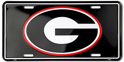 Georgia Bulldogs Car Truck Tag License Plate Black G Bulldogs Sign University • $10.97