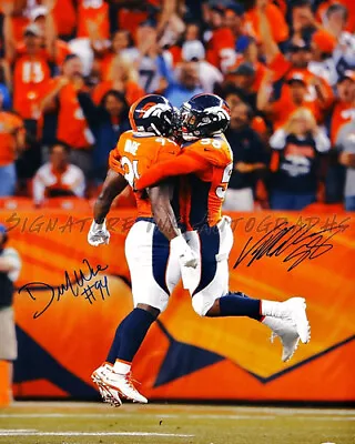 DeMarcus Ware & Von Miller Autographed 8x10 Denver Broncos Photo Reprint  • $19.95