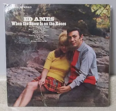 New/sealed Ed Ames “whe Th Snow Is On The Roses” Lp Rca Lsp-3913 1967 • $4.90