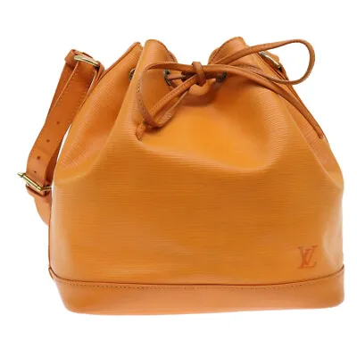 LOUIS VUITTON Epi Petit Noe Shoulder Bag Mandarin LV Auth 51140 • $448