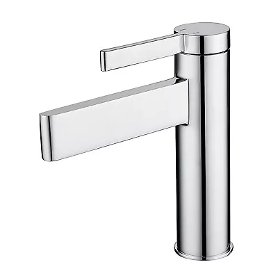 Bathroom Sink Taps Basin Mixer Deck Mount Black Chrome Brushed Nickel Tapware • $81.90