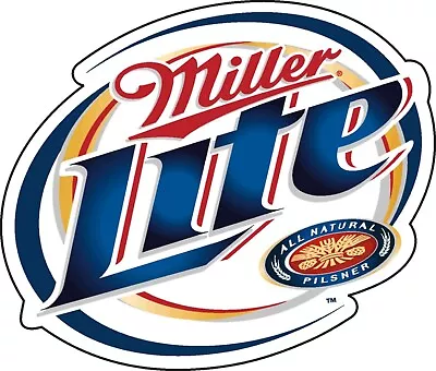 Miller Lite Beer 4 Inch Color Die-Cut Decal Sticker *Free Shipping • $3.97