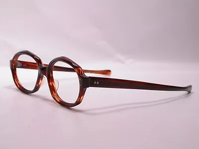 Vintage American Optical Classic Tortoise Oval Frames Eyeglasses USA • $19.99