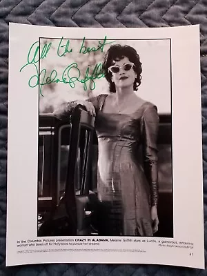 MELANIE GRIFFITH Authentic Signed Autographed 8x10 Photo Hot! Crazy In Alabama  • $24.99