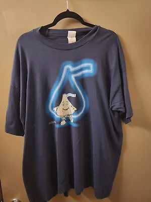 Vintage 1996 Hershey Kiss Tee Shirt XXL Fruit Of The Loom • $25