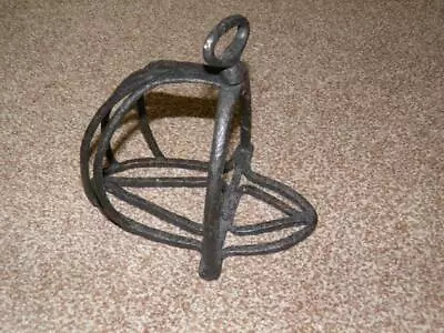 Victorian Military Hand Made Cradle Stirrup Iron 4.5  Wide • $118.12